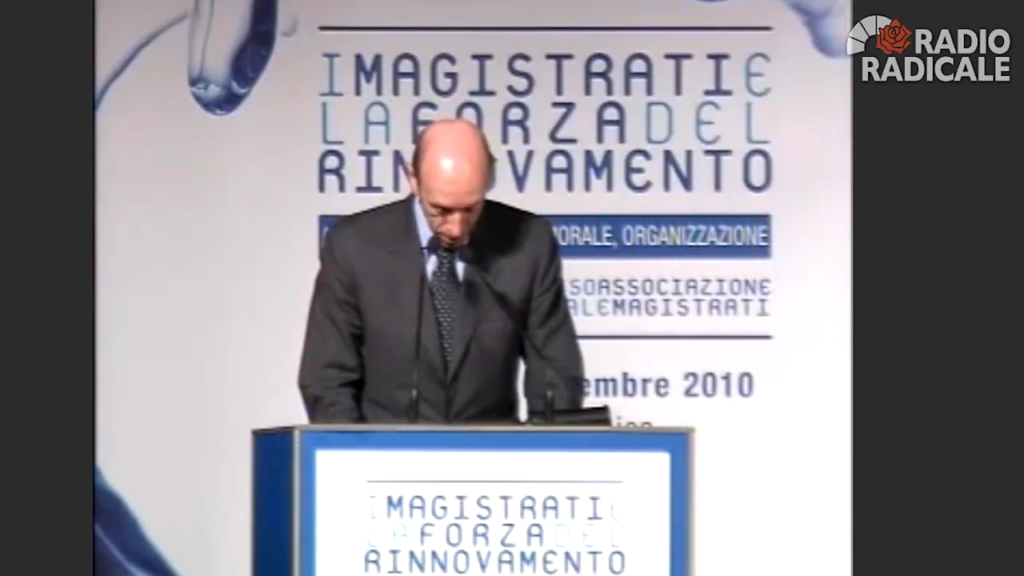 Antonio Mastrapasqua | XXX Congresso dell’Associazione Nazionale Magistrati