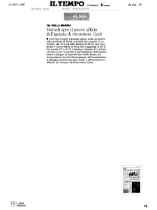 2007 - Rassegna Stampa Antonio Mastrapasqua
