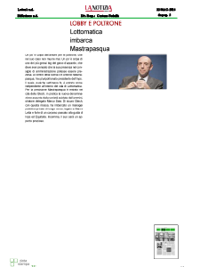 2014 - Rassegna Stampa Antonio Mastrapasqua