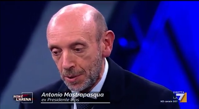 Carte alla mano – Antonio Mastrapasqua a “Non è l’Arena”