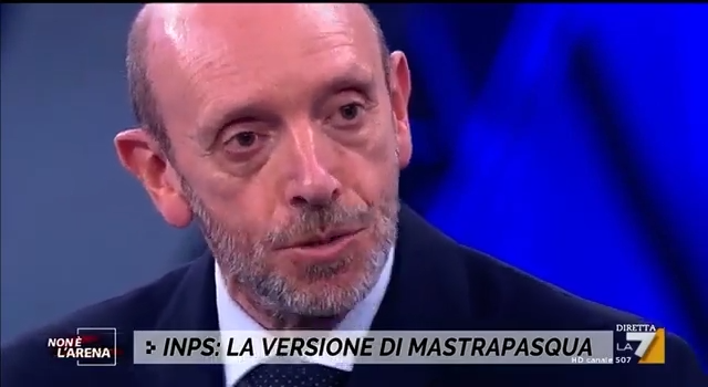 Ho paura per il mio Paese – Antonio Mastrapasqua a “Non è l’Arena”