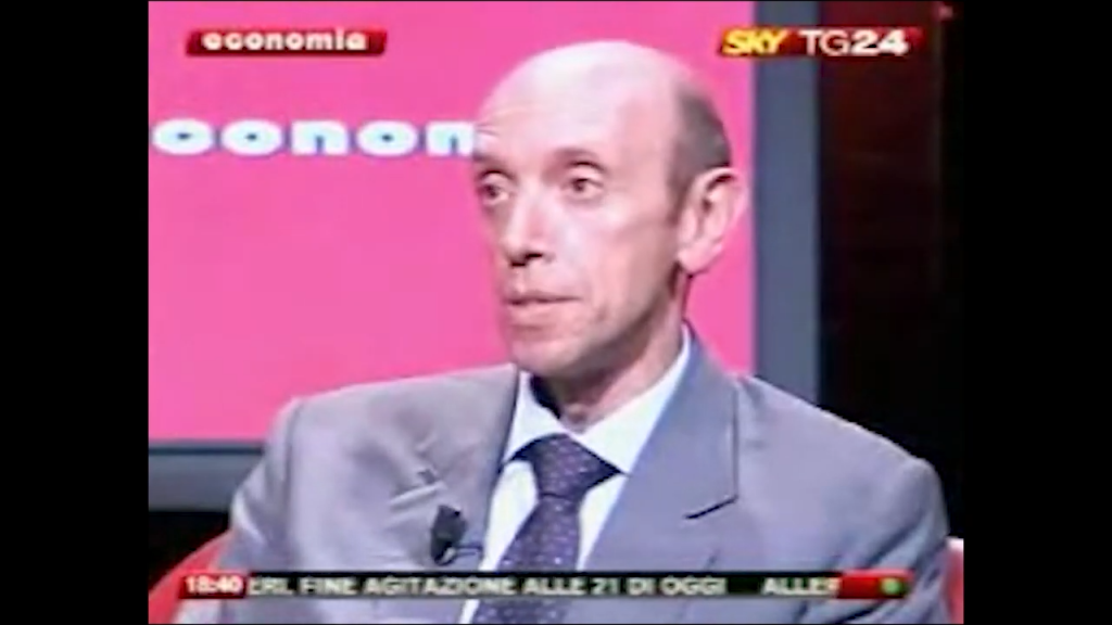 Antonio Mastrapasqua a SkyTg24 Economia