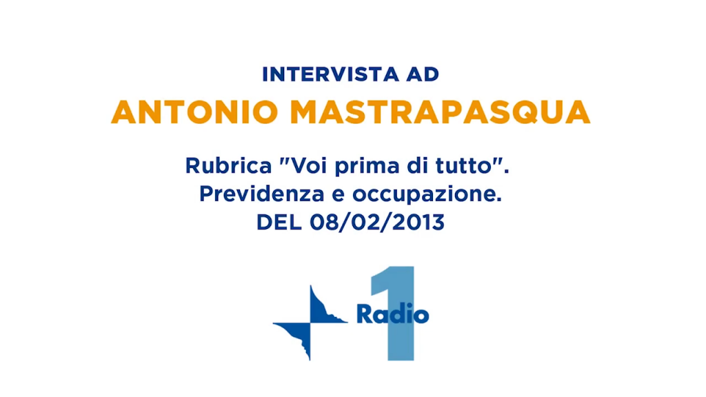 Domande degli ascoltatori – Rai Radio 1 “Voi prima di tutto” | 08/02/2013