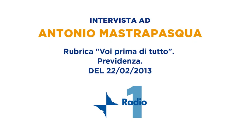 Domande degli ascoltatori – Rai Radio 1 “Voi prima di tutto” | 22/02/2013